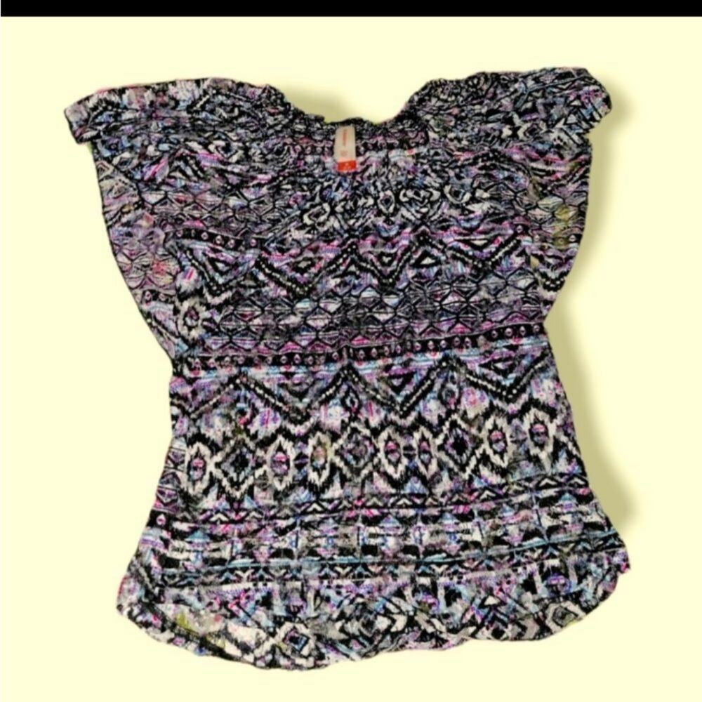 no boundaries size M(9-10) Multi-color print all over